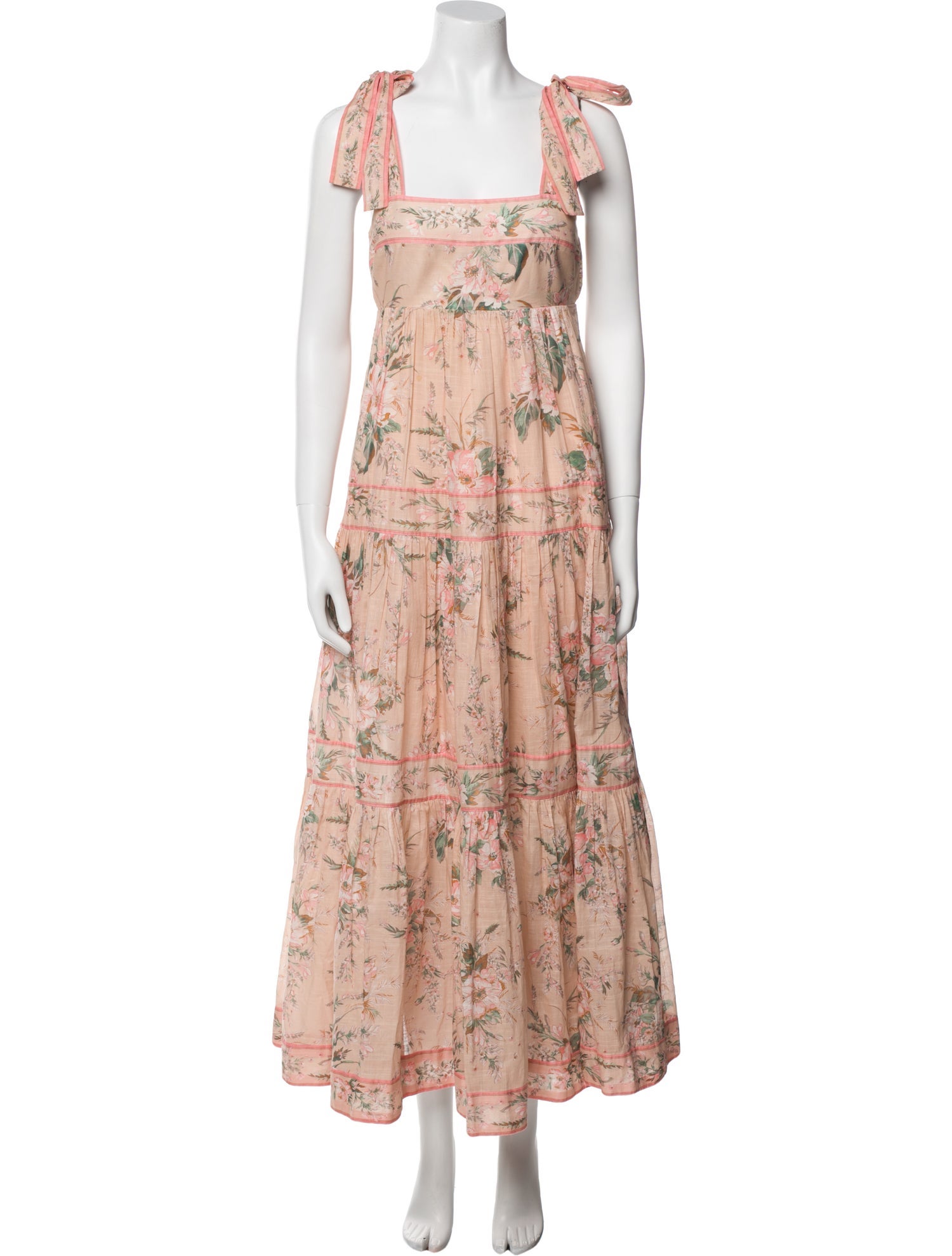 Zimmermann Floral Print Long Dress