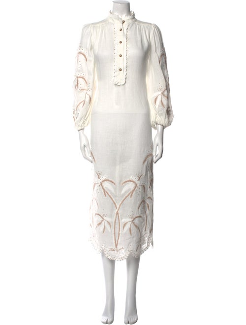 Zimmermann Linen Midi Length Dress