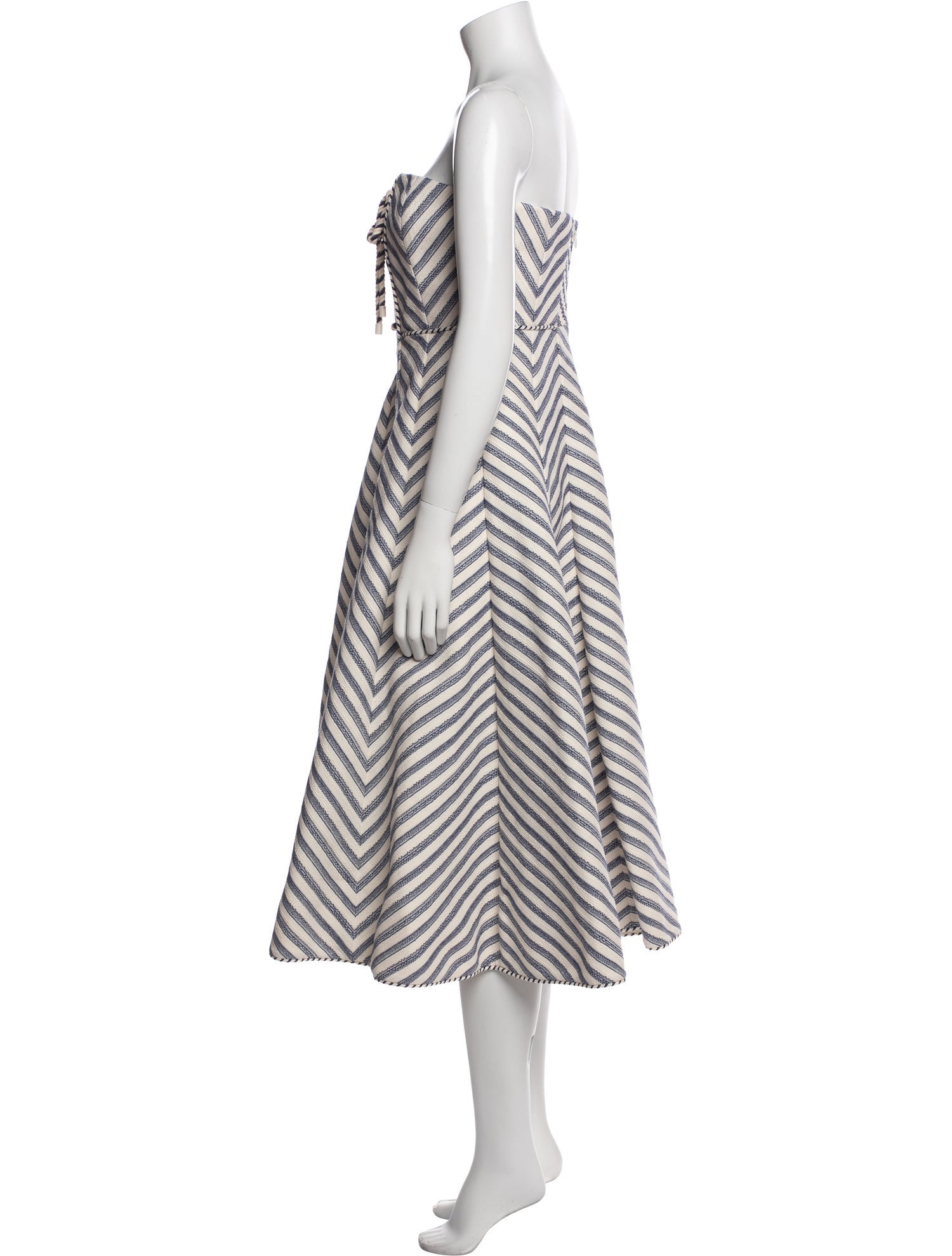 Zimmermann Striped Knee-Length Dress