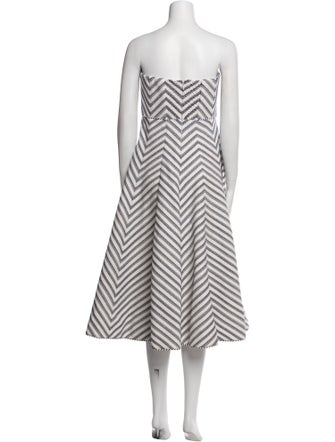 Zimmermann Striped Knee-Length Dress