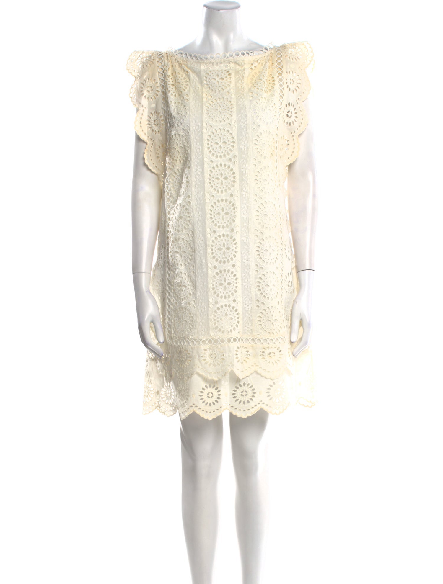 Zimmermann Bateau Neckline Mini Dress