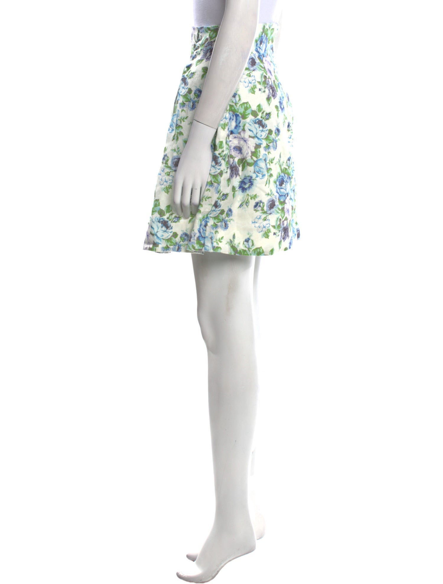 Zimmermann Linen Mini Skirt