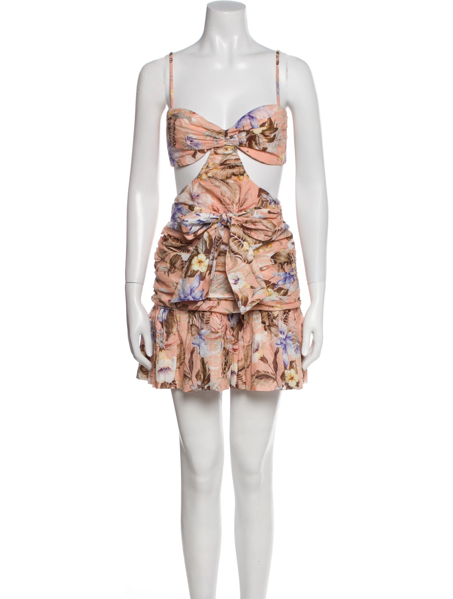Zimmermann Floral Print Mini Dress w/ Tags