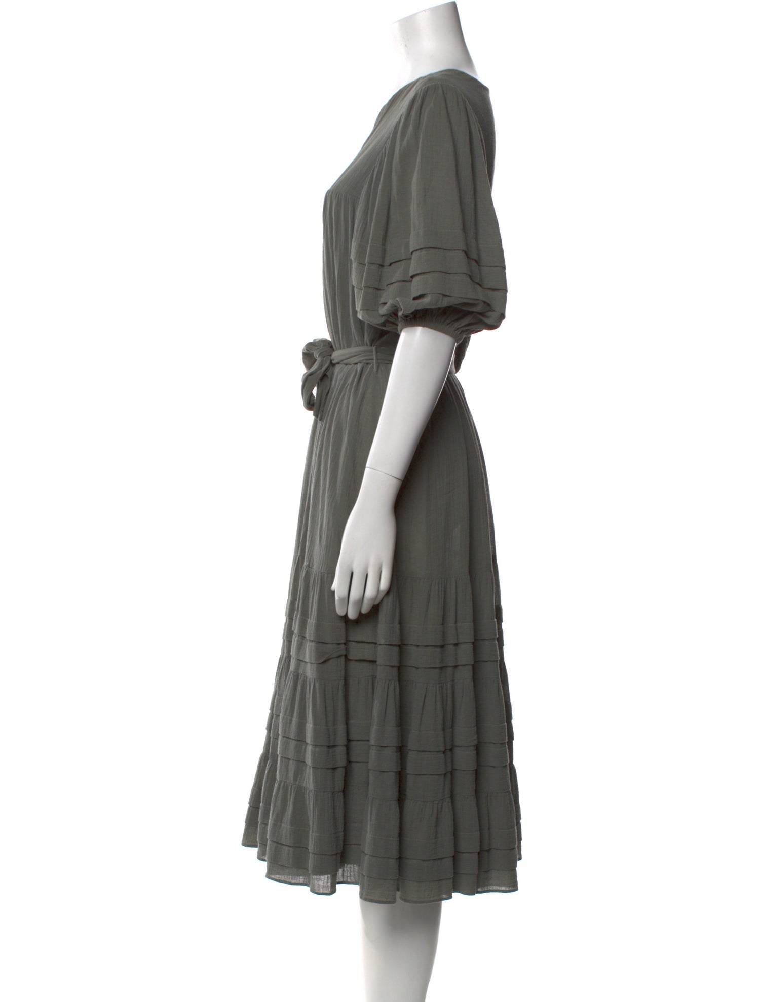 Zimmermann V-Neck Midi Length Dress