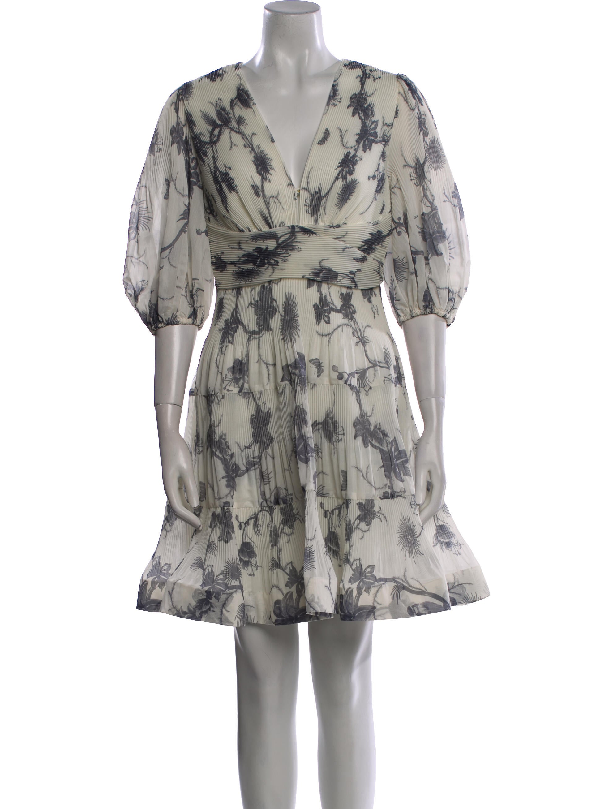 Zimmermann Printed Mini Dress w/ Tags