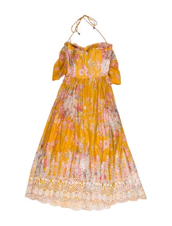 Zimmermann Paisley Print Midi Length Dress