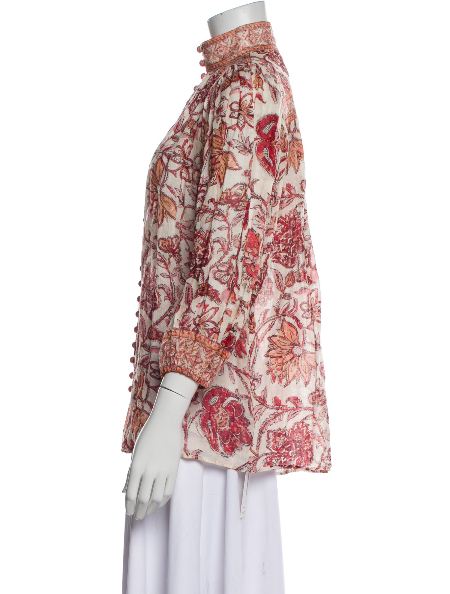 Zimmermann Silk Printed Blouse