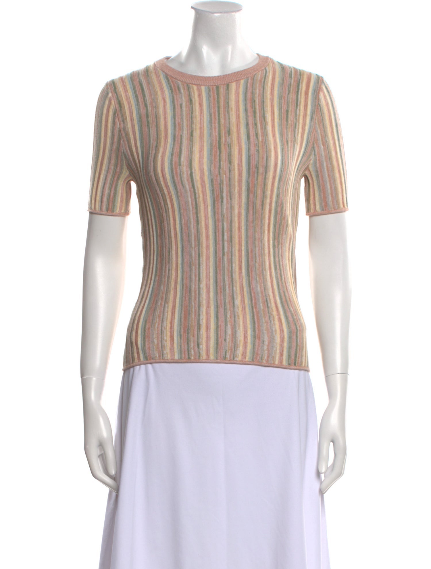 Zimmermann Striped Crew Neck T-Shirt