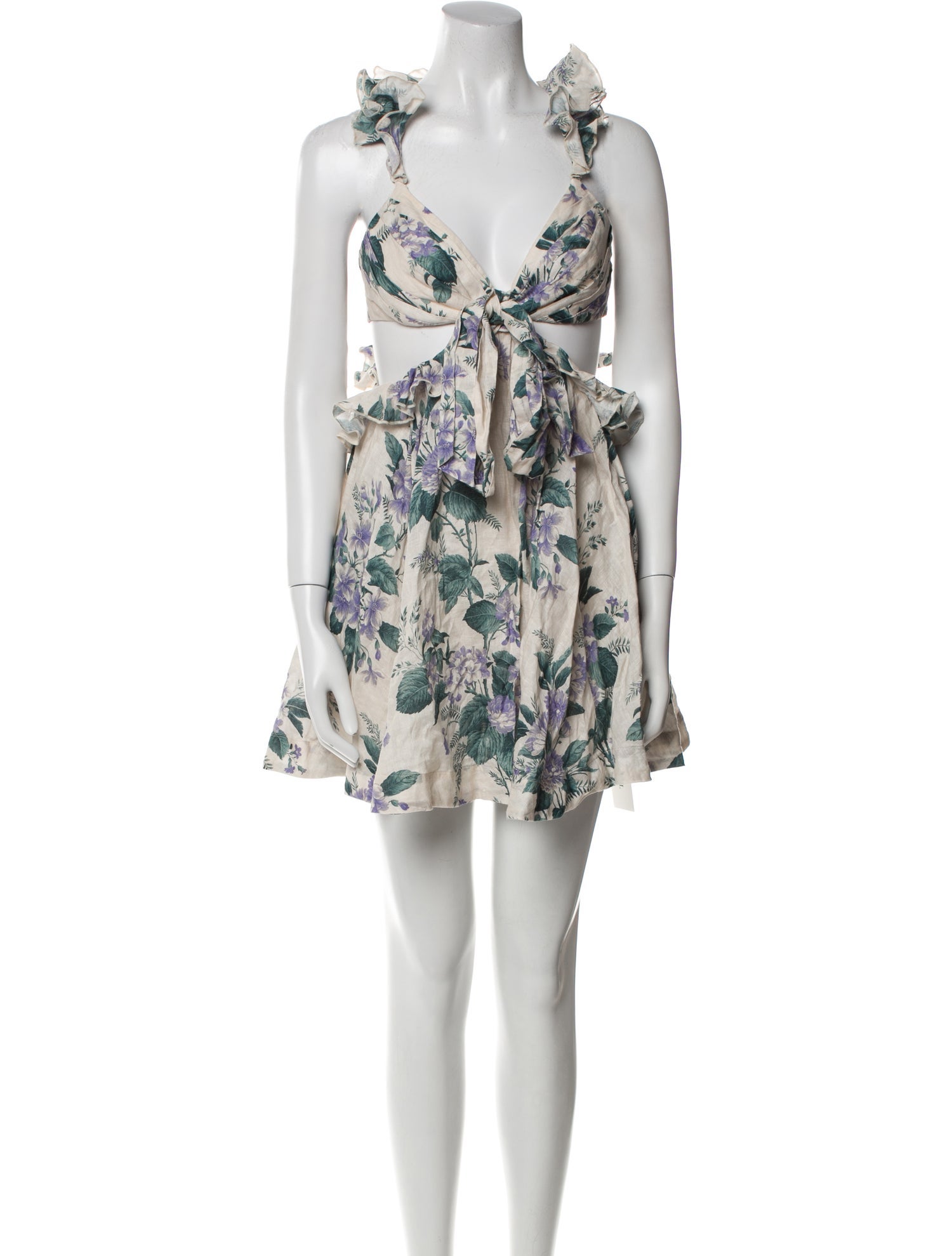 Zimmermann Linen Mini Dress