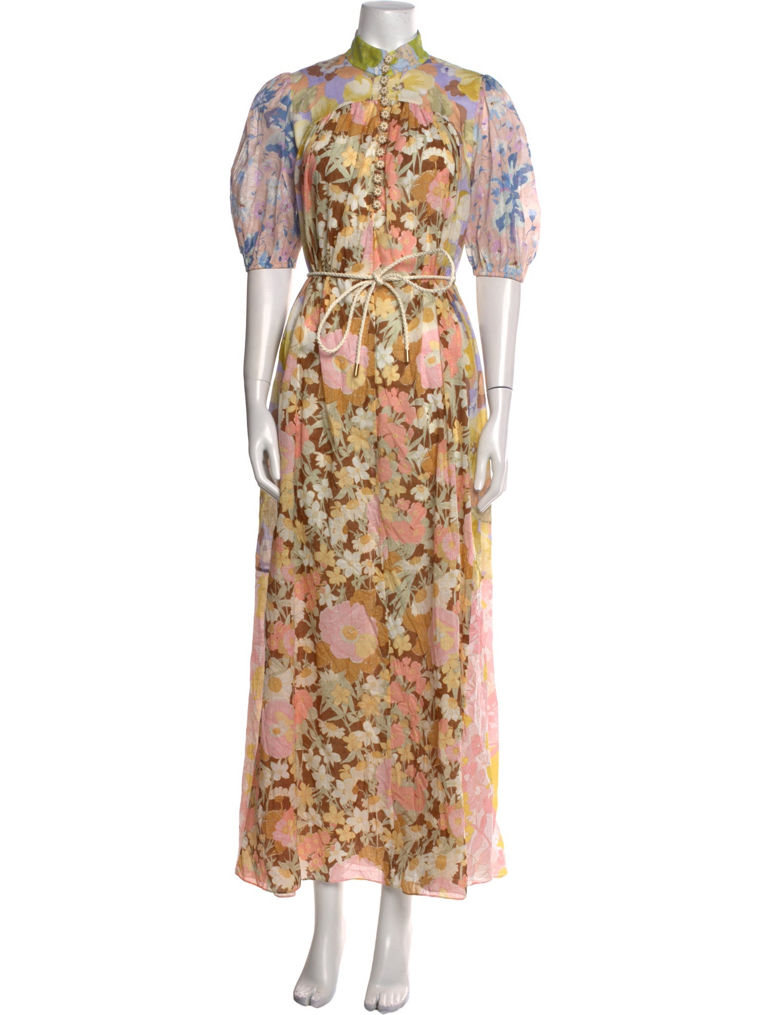 Zimmermann Floral Print Long Dress