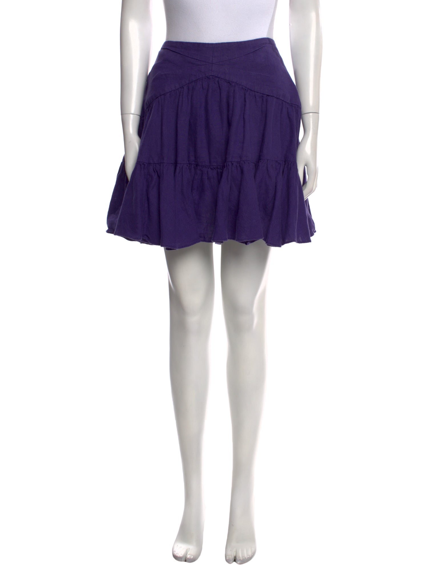 Zimmermann Linen Mini Skirt