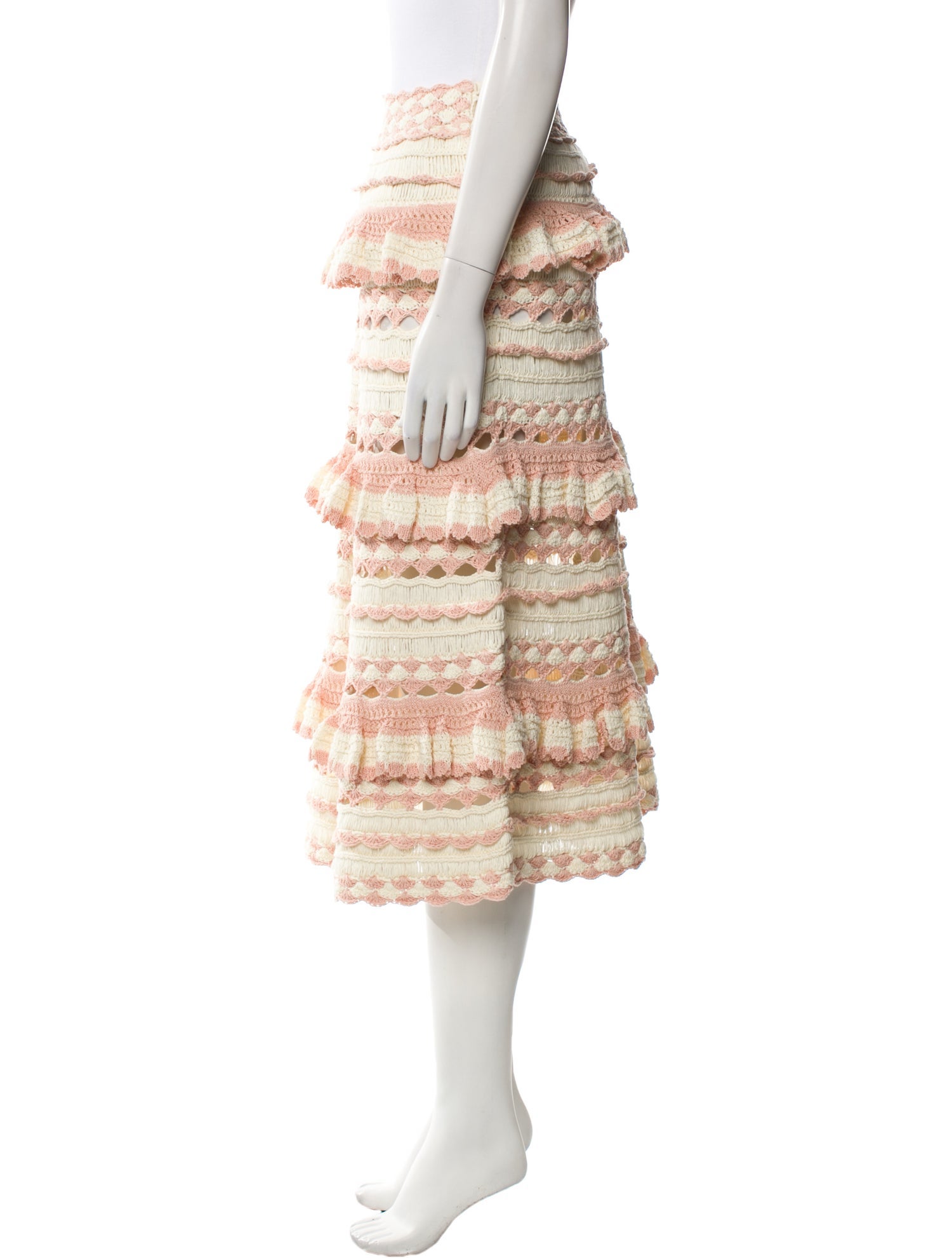 Zimmermann Printed Midi Length Skirt w/ Tags