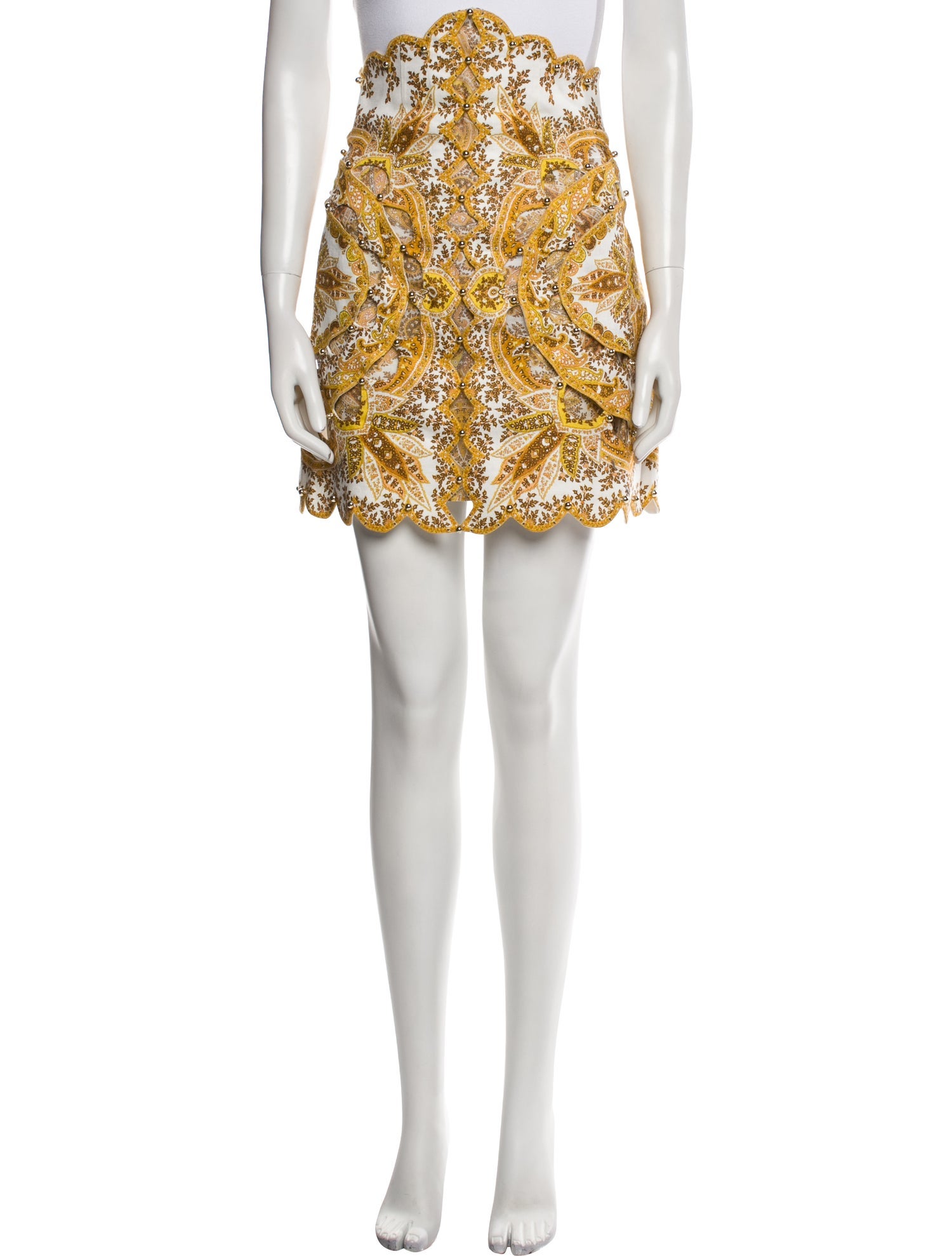 Zimmermann Linen Knee-Length Skirt