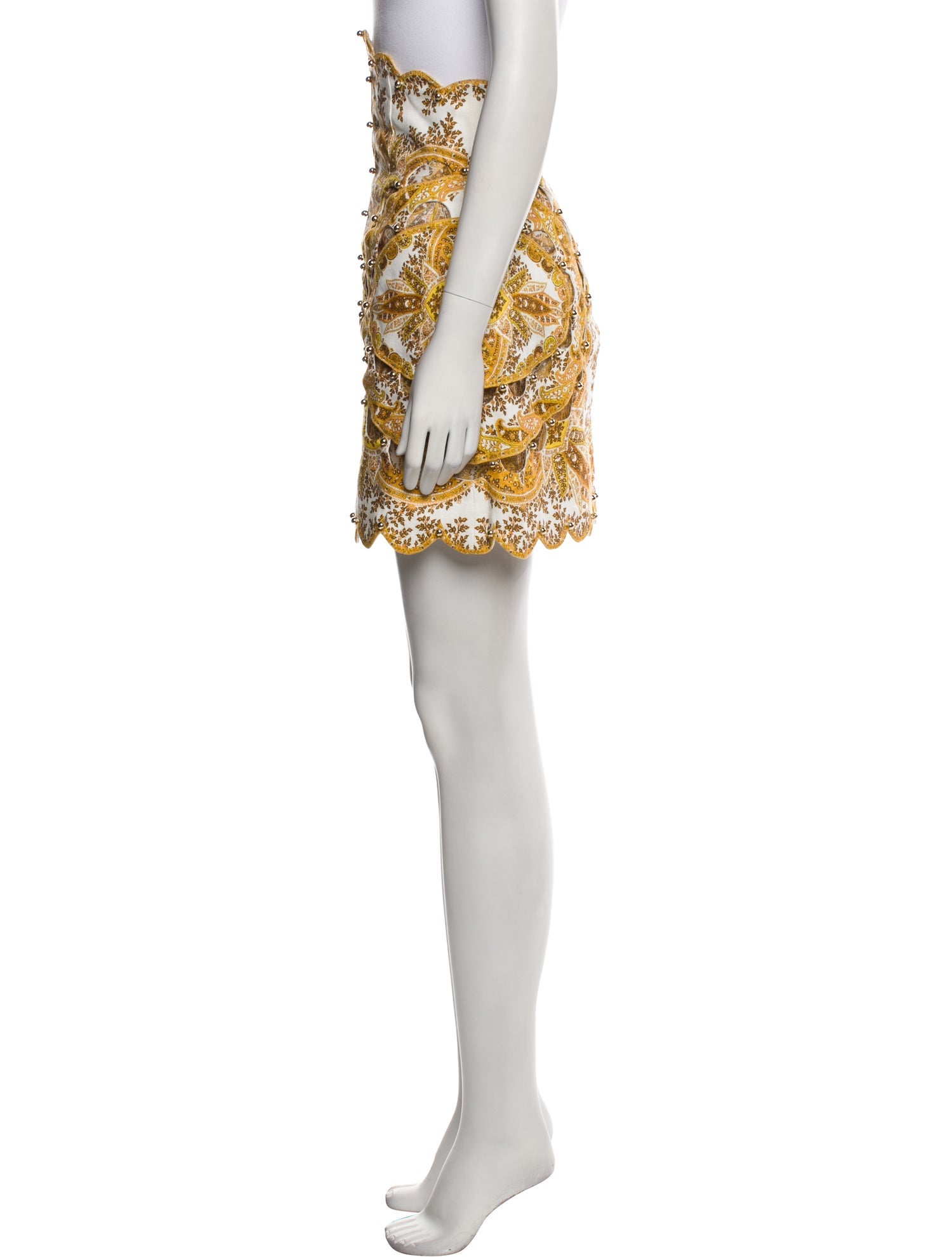 Zimmermann Linen Knee-Length Skirt