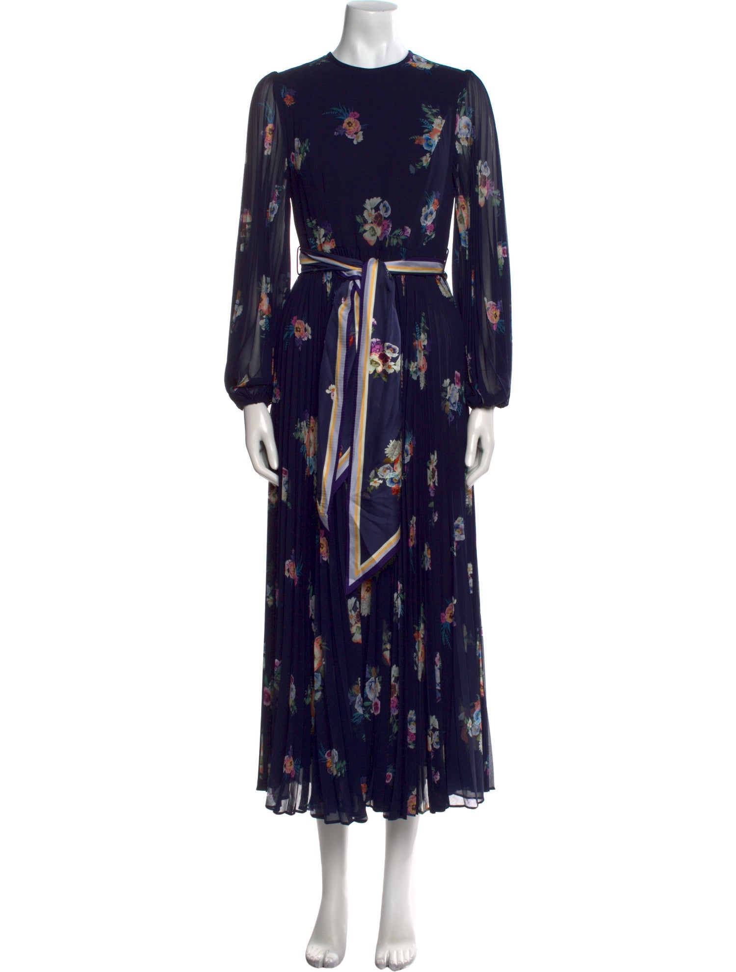 Zimmermann Floral Print Midi Length Dress