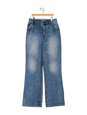 Zimmermann Mid-Rise Wide Leg Jeans