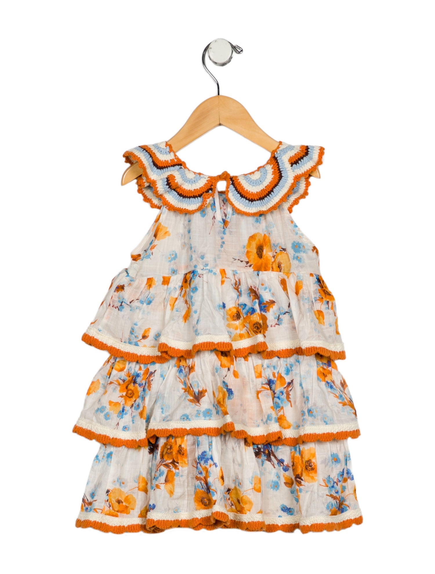 Zimmermann Toddler Girls' Crochet Trim Embellished Dress