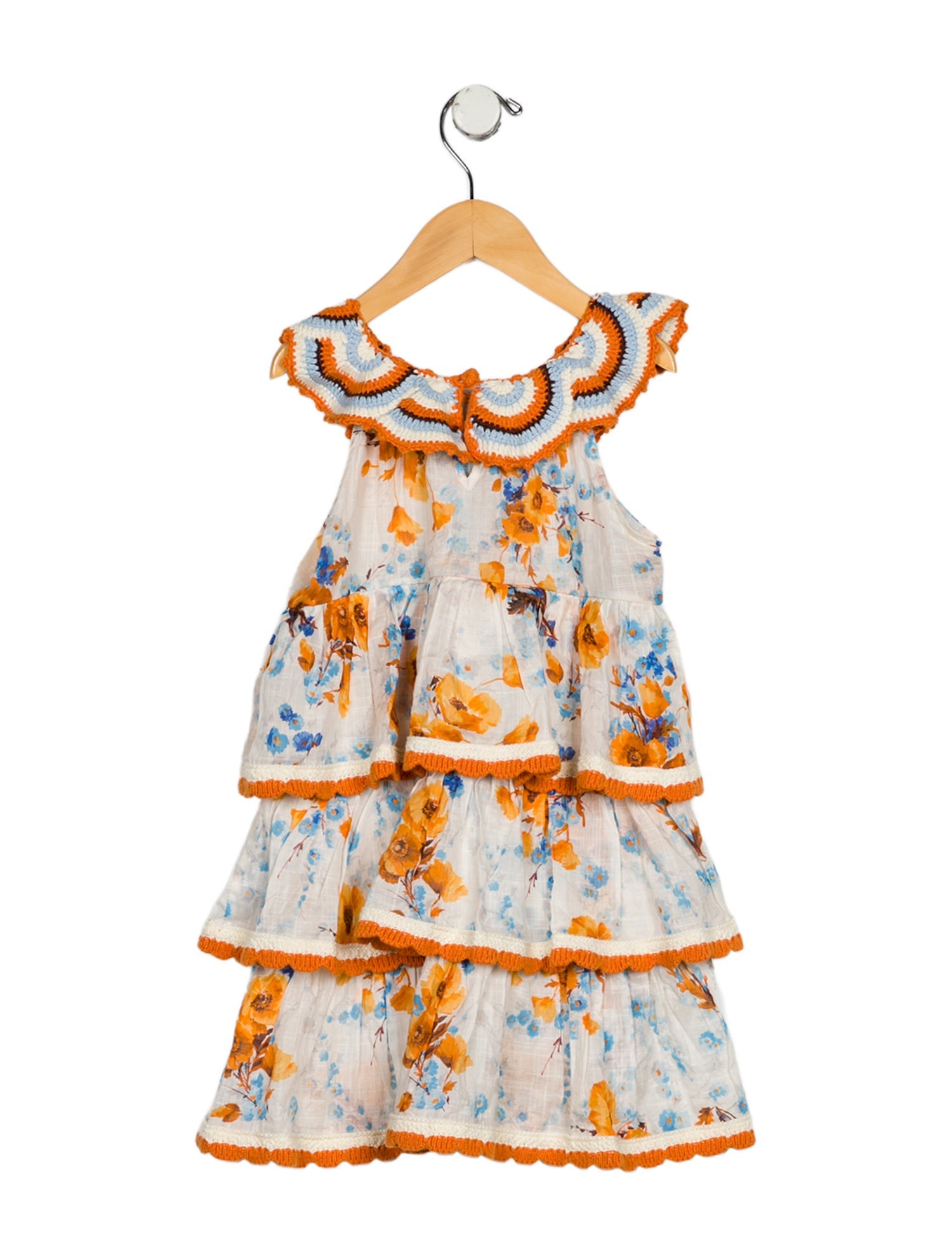 Zimmermann Toddler Girls' Cotton Crochet Embellished Dress