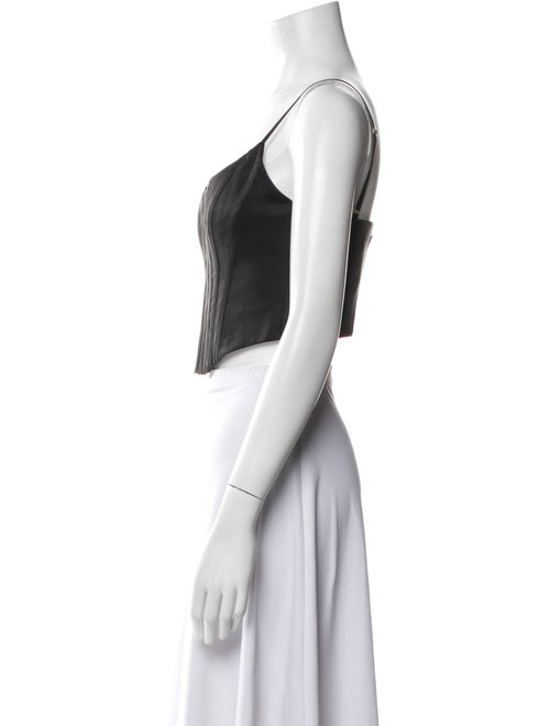 Zimmermann Silk Scoop Neck Crop Top