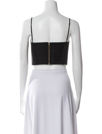 Zimmermann Silk Scoop Neck Crop Top