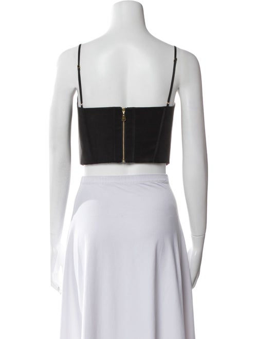 Zimmermann Silk Scoop Neck Crop Top