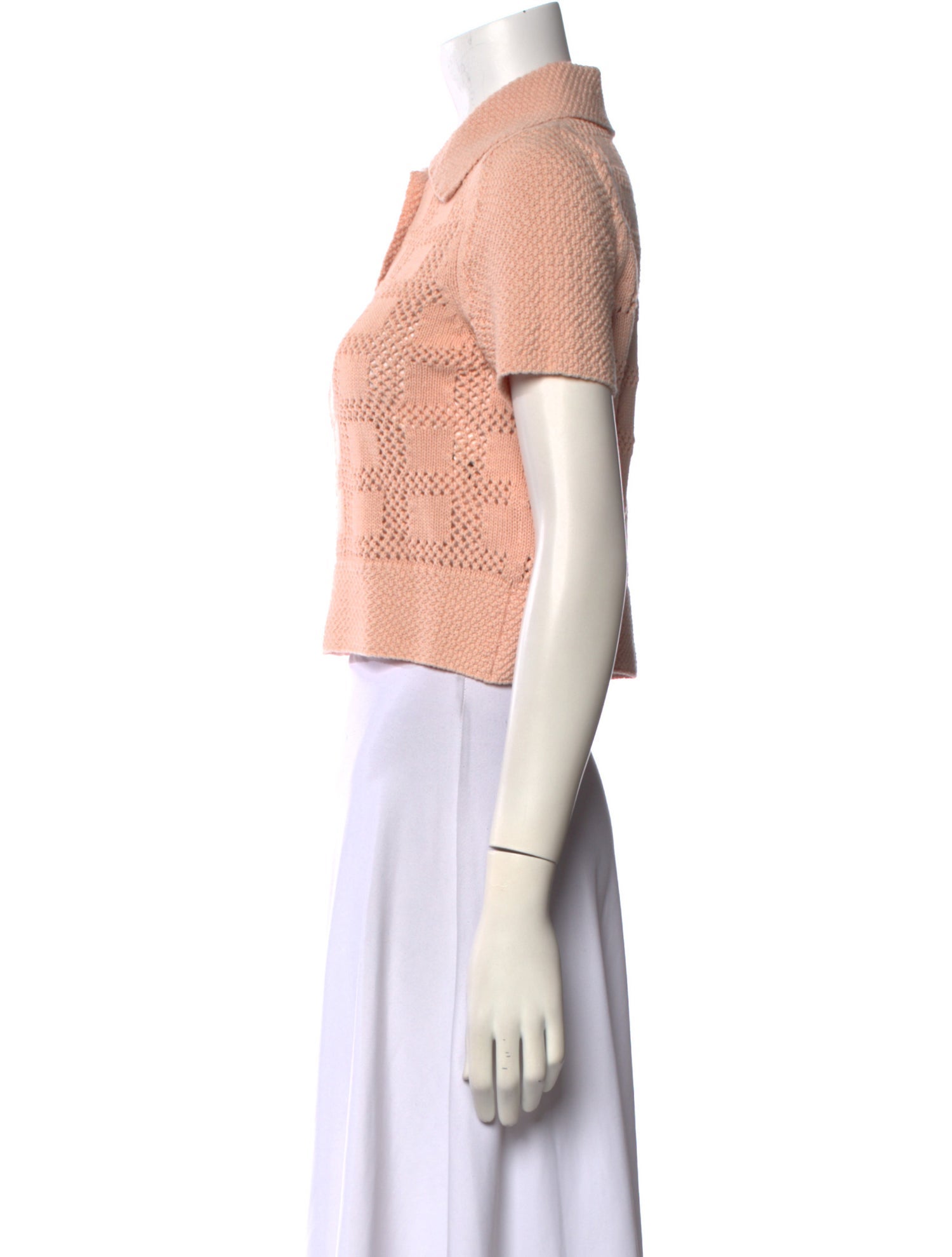 Zimmermann Short Sleeve Crop Top