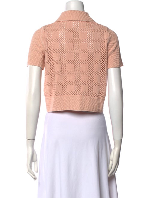 Zimmermann Short Sleeve Crop Top