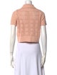 Zimmermann Short Sleeve Crop Top