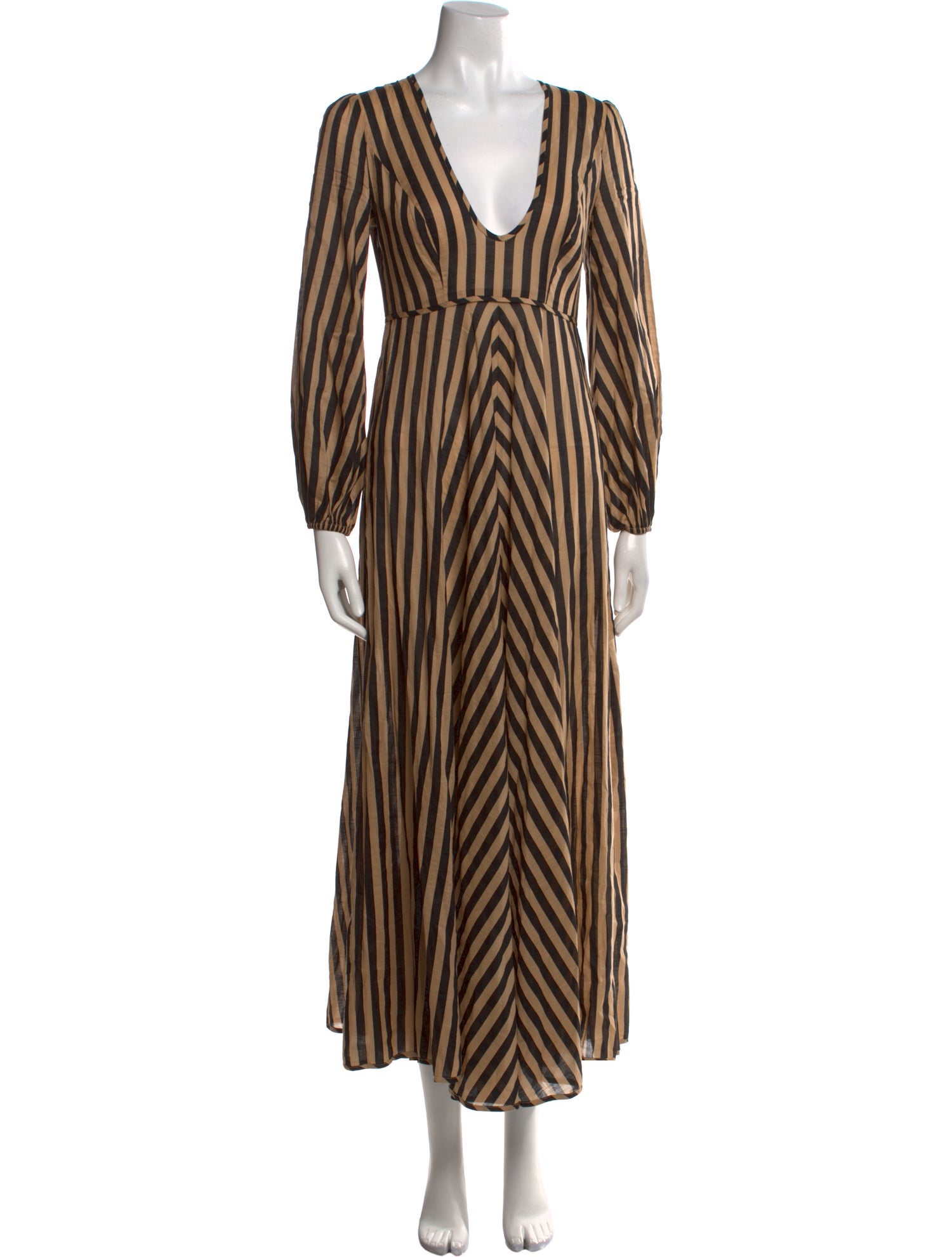 Zimmermann Striped Midi Length Dress
