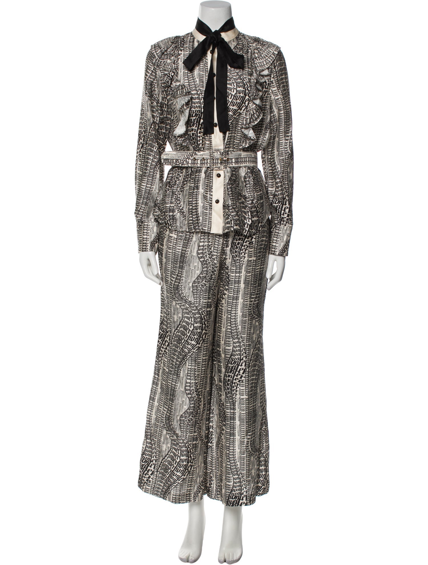 Zimmermann Silk Printed Pant Set