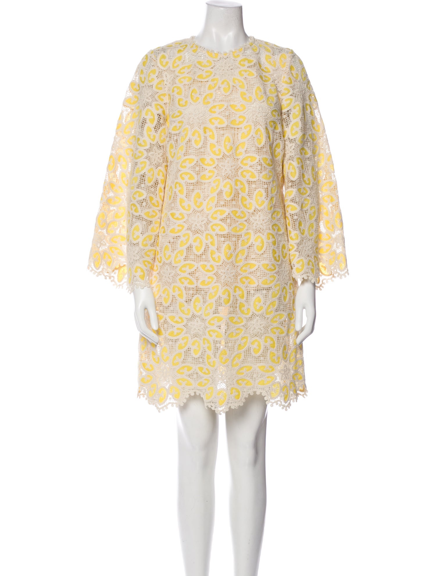 Zimmermann Lace Pattern Mini Dress