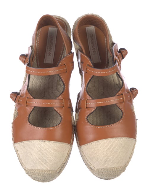 Zimmermann Leather Slingback Flats