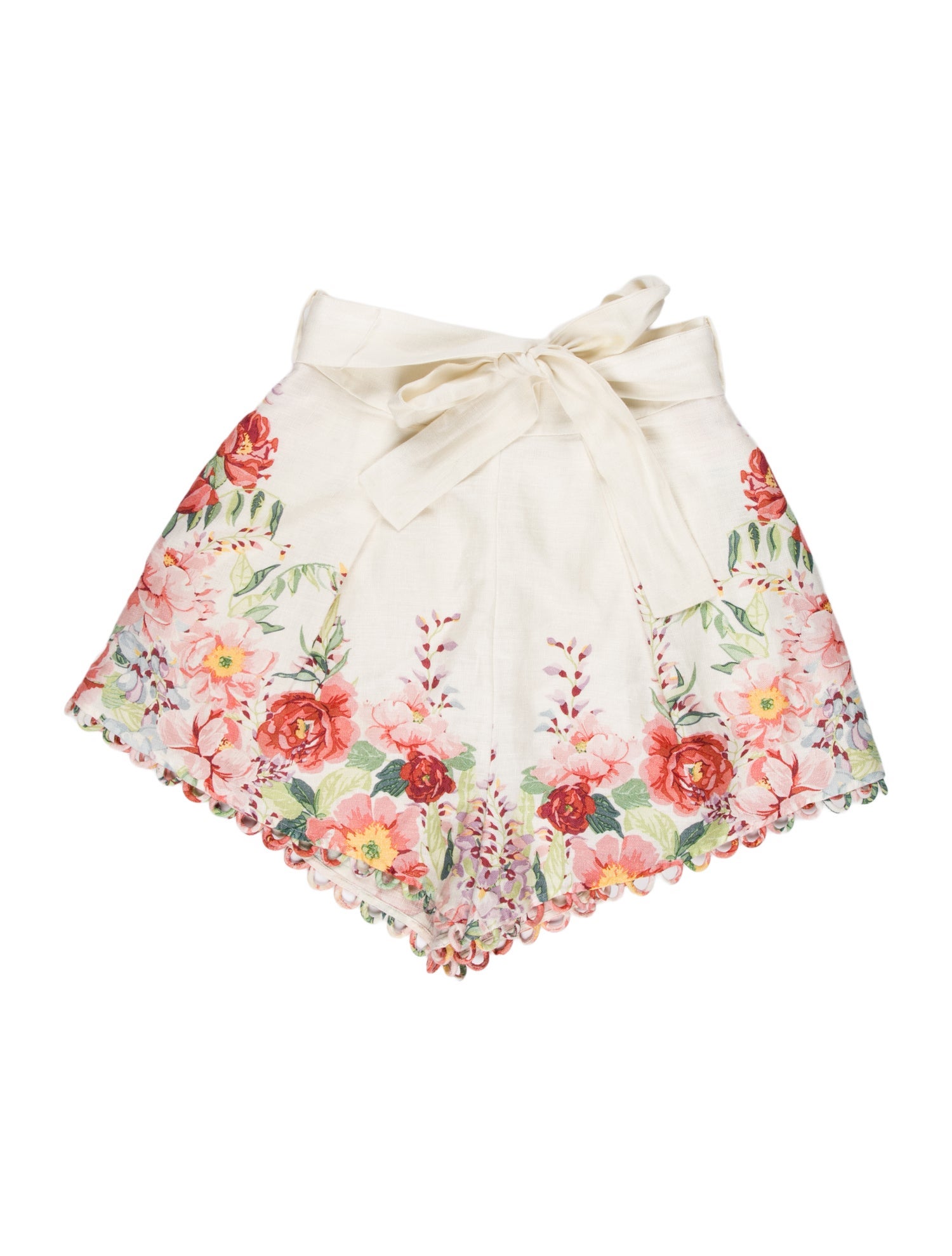 Zimmermann Linen Mini Shorts