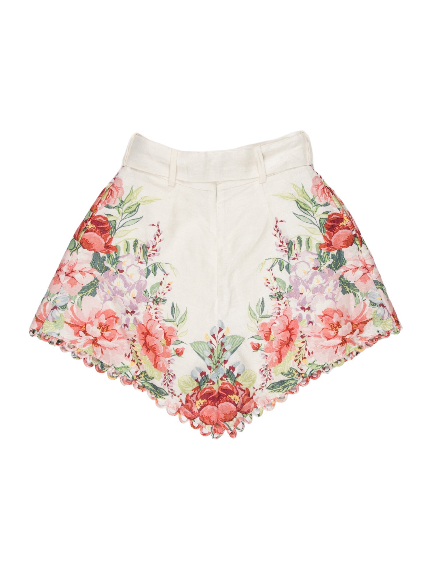 Zimmermann Linen Mini Shorts