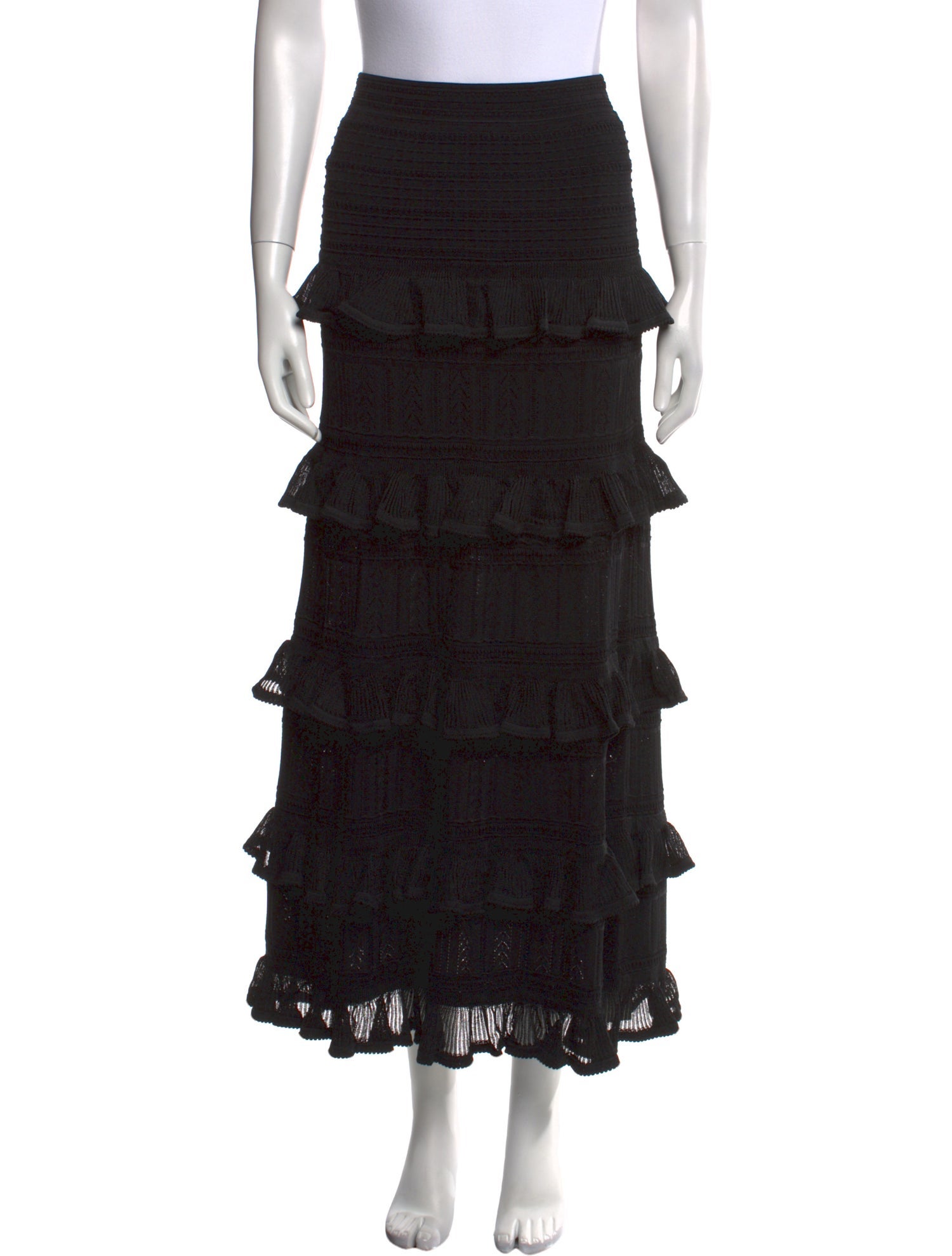 Zimmermann Ruffle Embellishment Midi Length Skirt