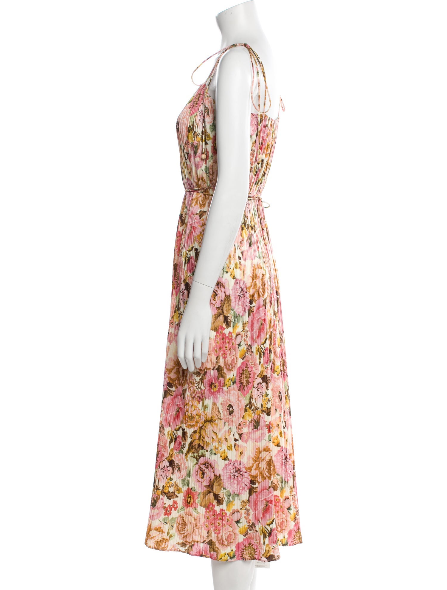 Zimmermann Floral Print Midi Length Dress