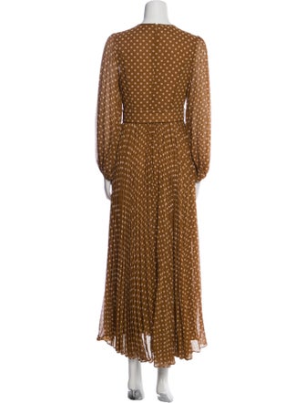 Zimmermann Polka Dot Print Long Dress
