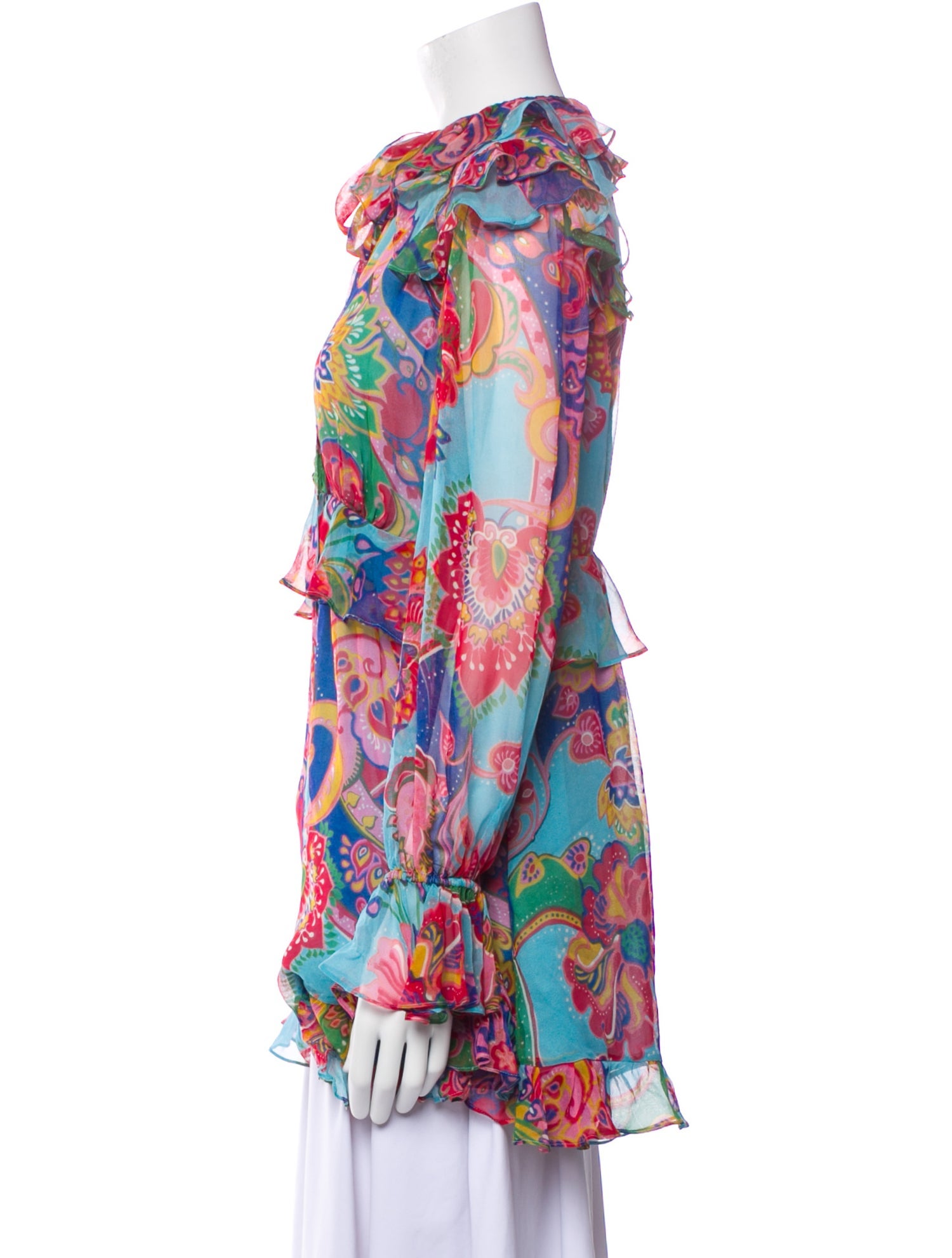 Zimmermann Silk Printed Romper