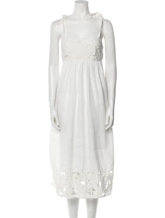 Zimmermann Linen Midi Length Dress