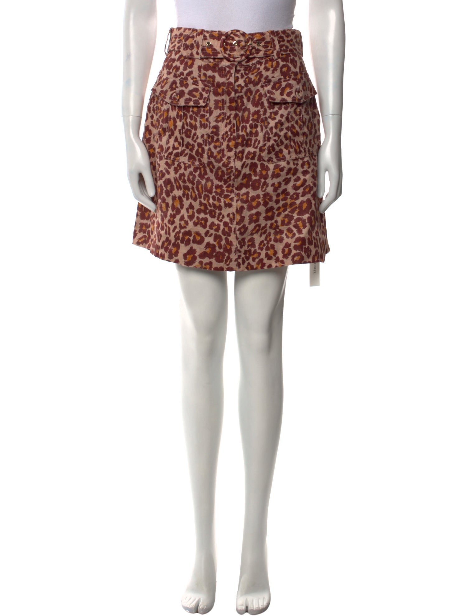 Zimmermann Linen Mini Skirt