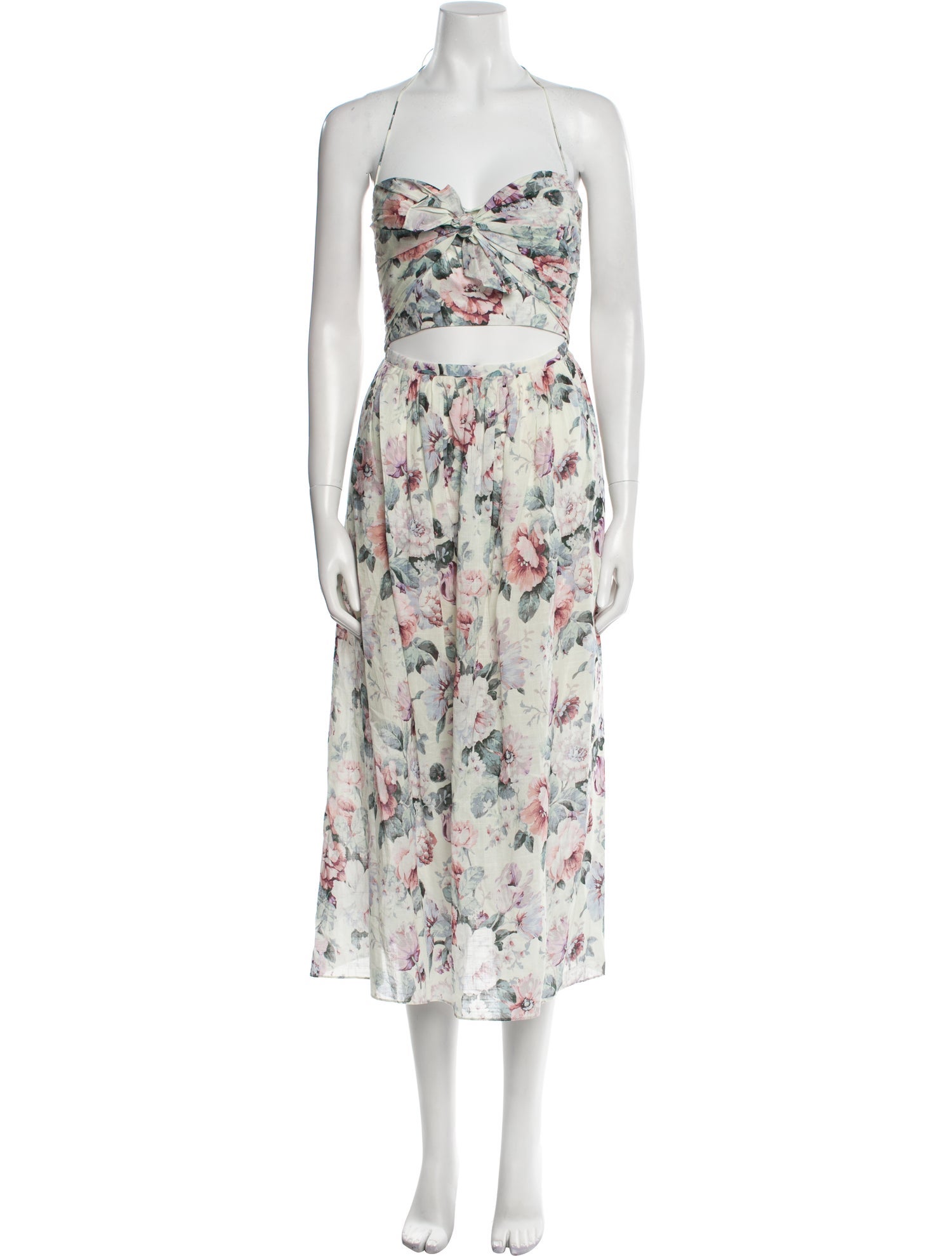 Zimmermann Floral Print Midi Length Dress