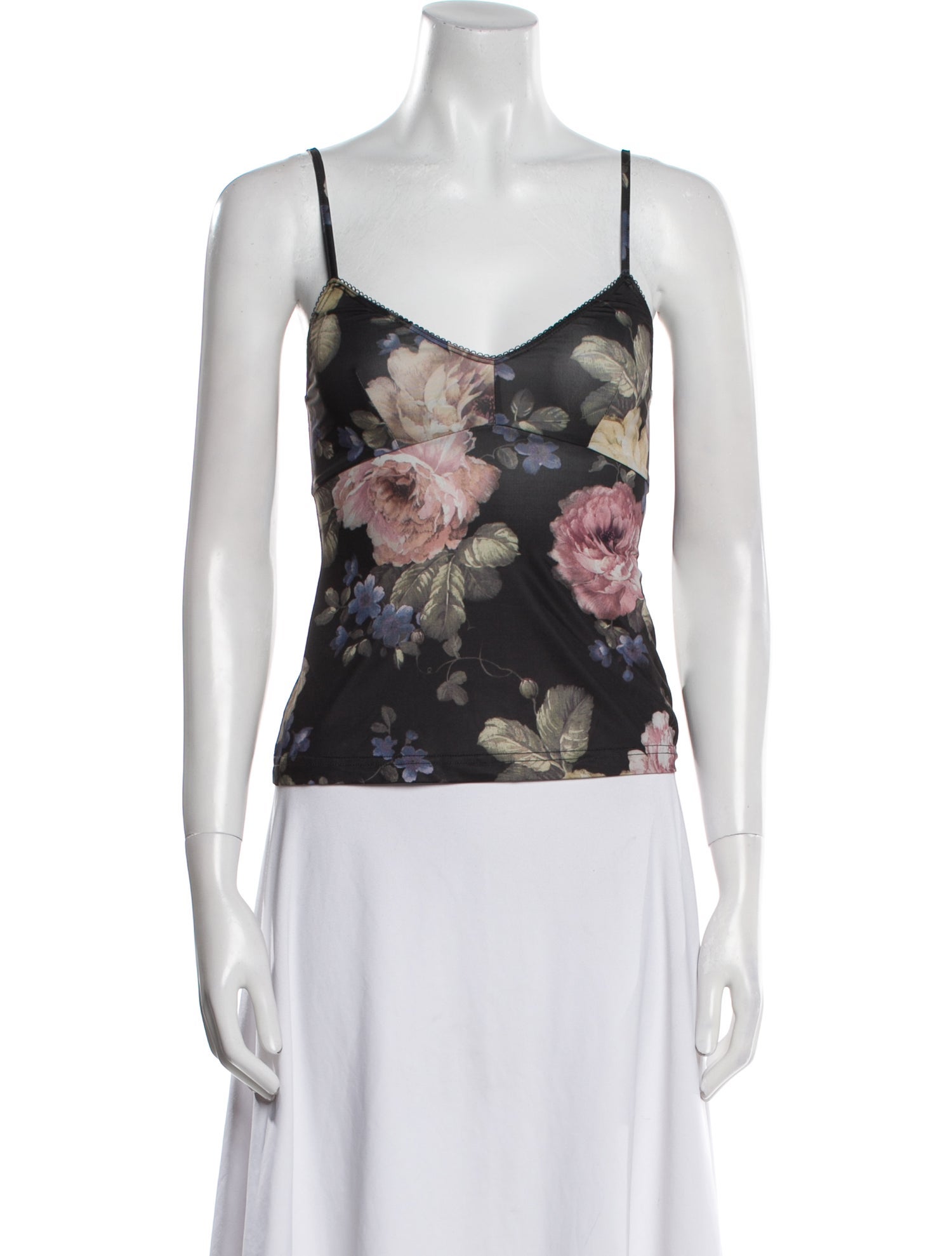 Zimmermann Floral Print V-Neck Top