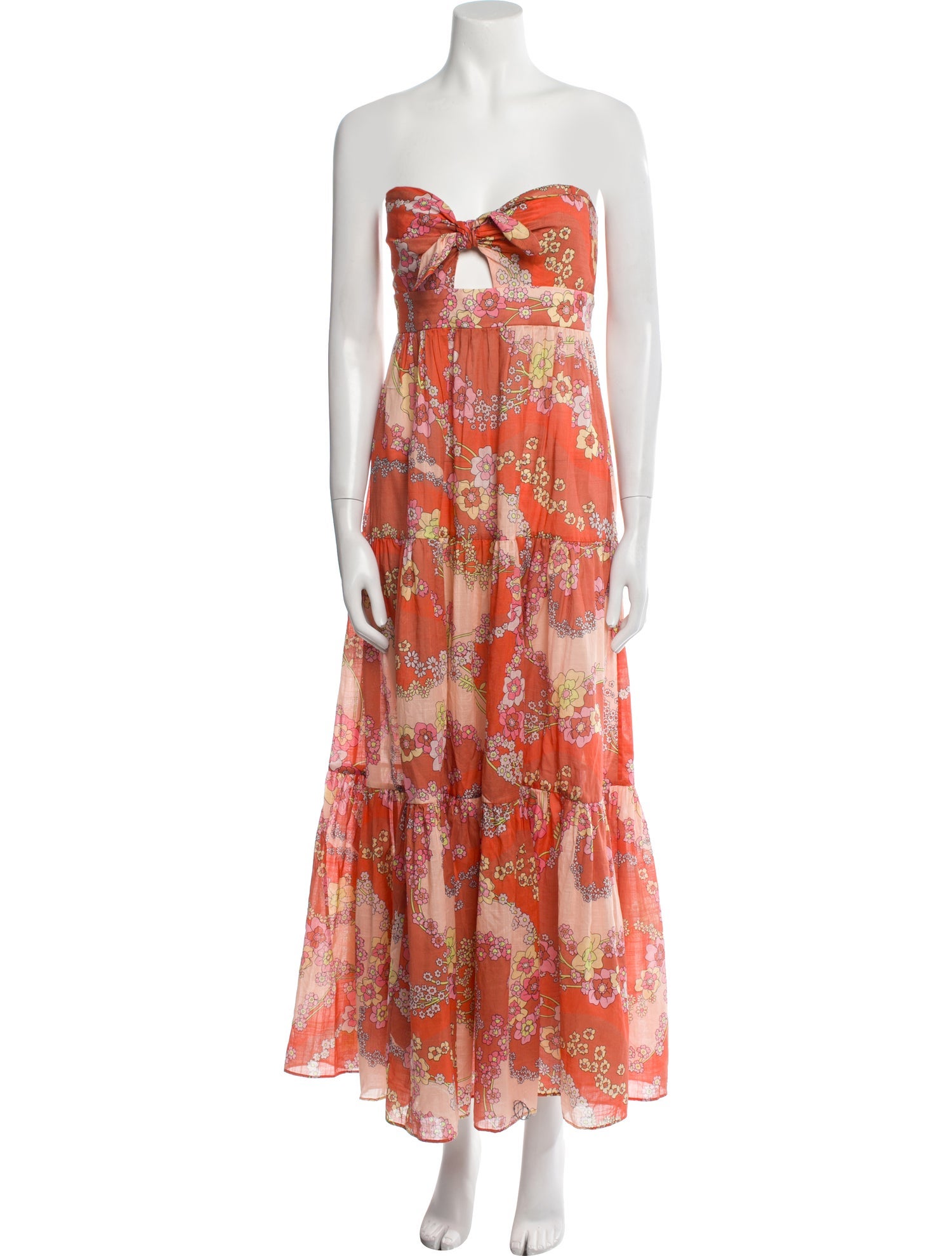 Zimmermann Floral Print Long Dress