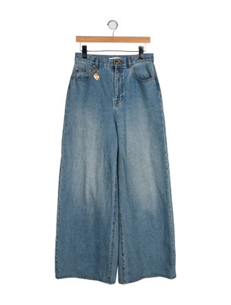 Zimmermann High-Rise Wide Leg Jeans
