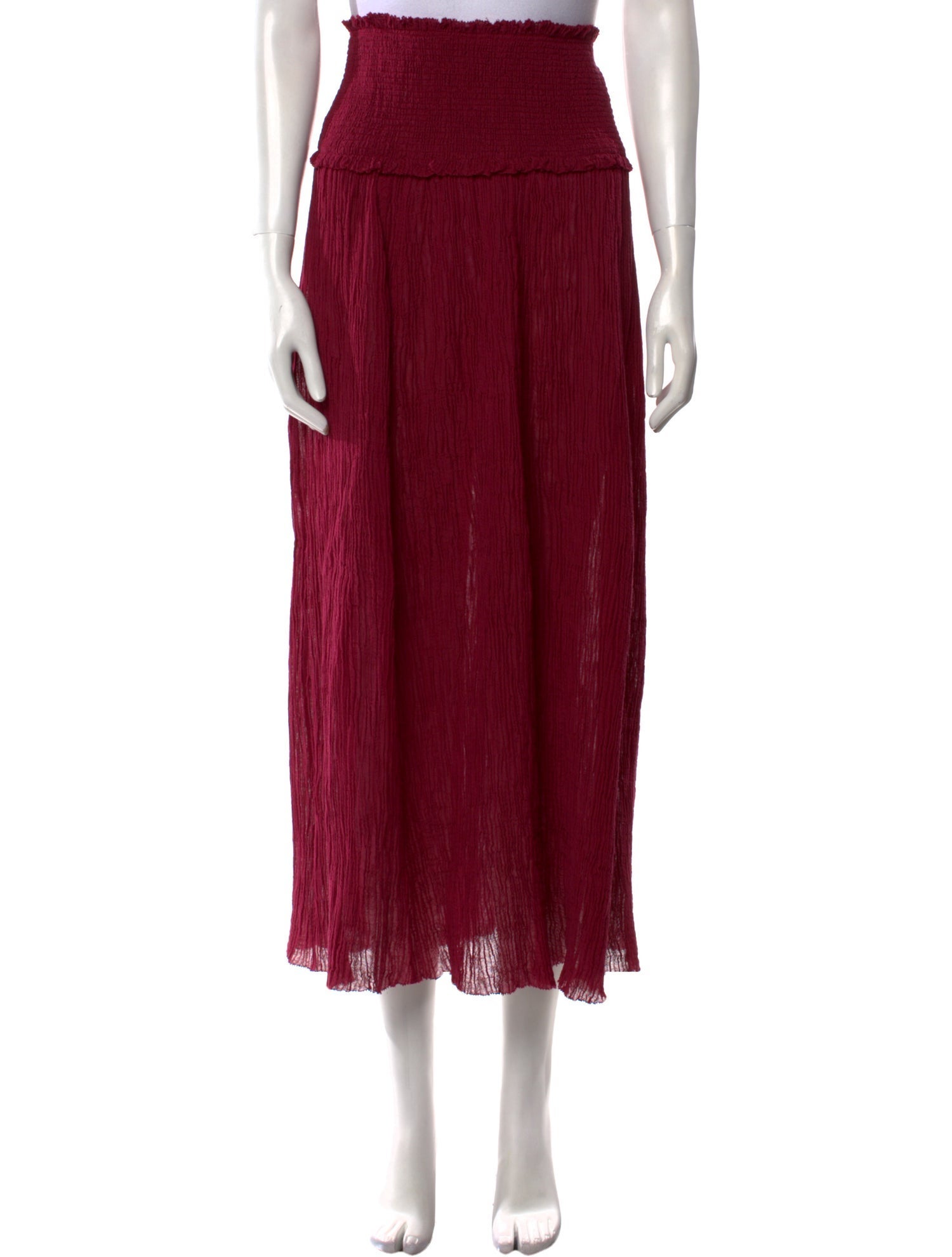 Zimmermann Ruffle Embellishment Midi Length Skirt