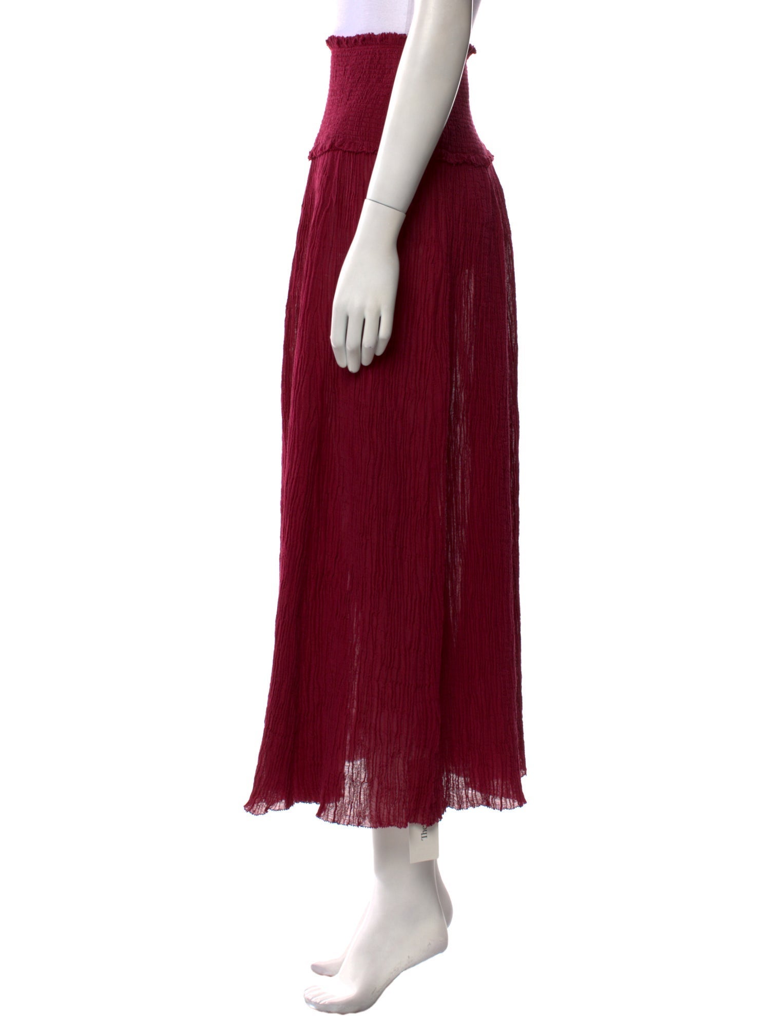 Zimmermann Ruffle Embellishment Midi Length Skirt