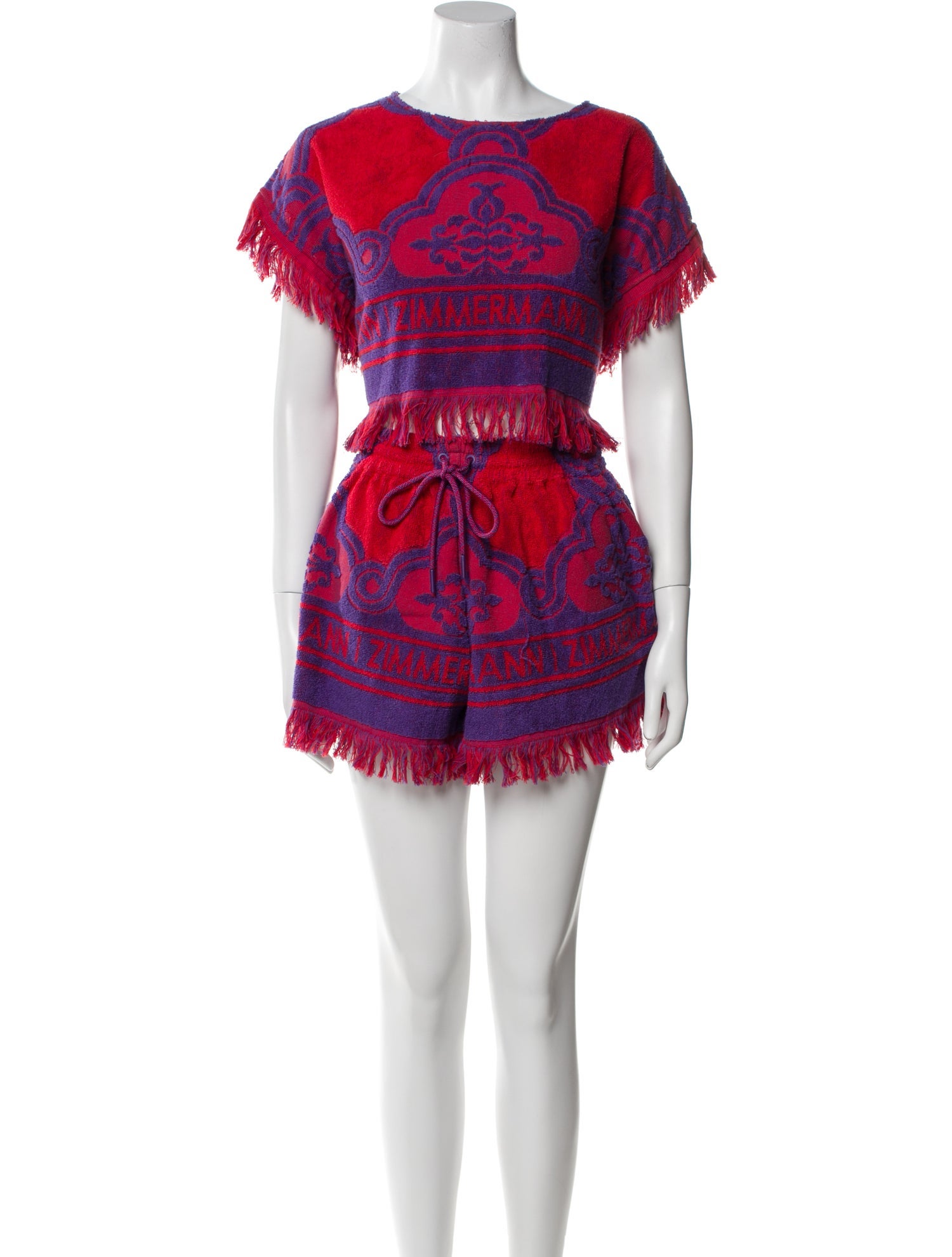 Zimmermann Printed Short Set