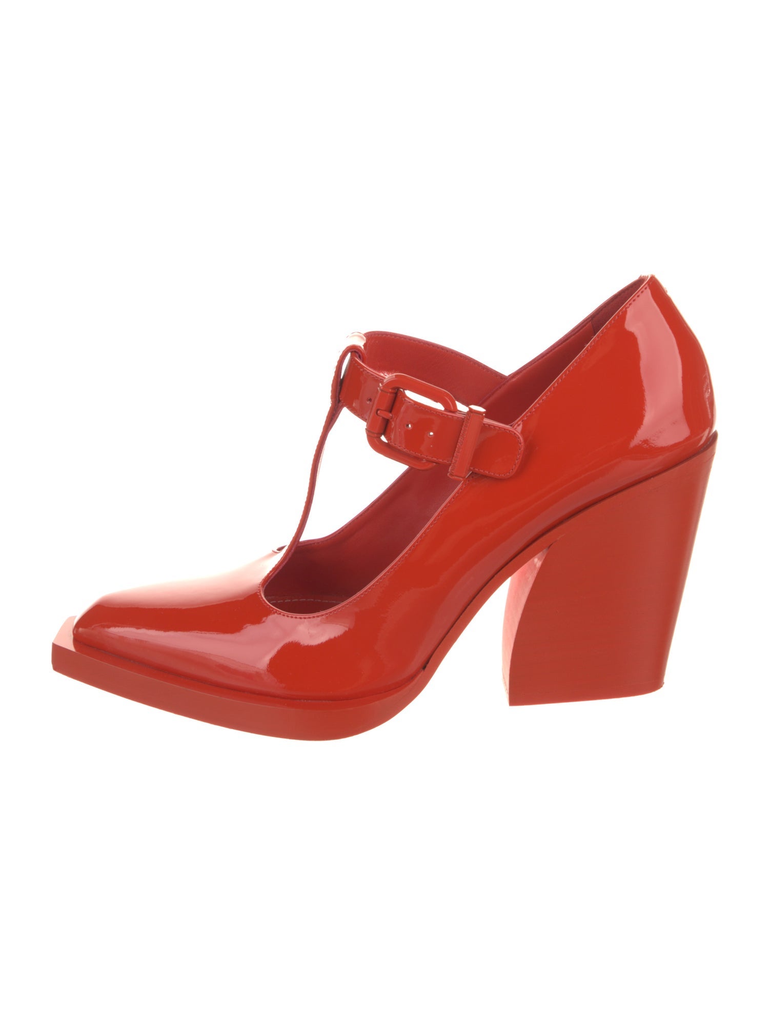 Zimmermann Patent Leather T-Strap Pumps