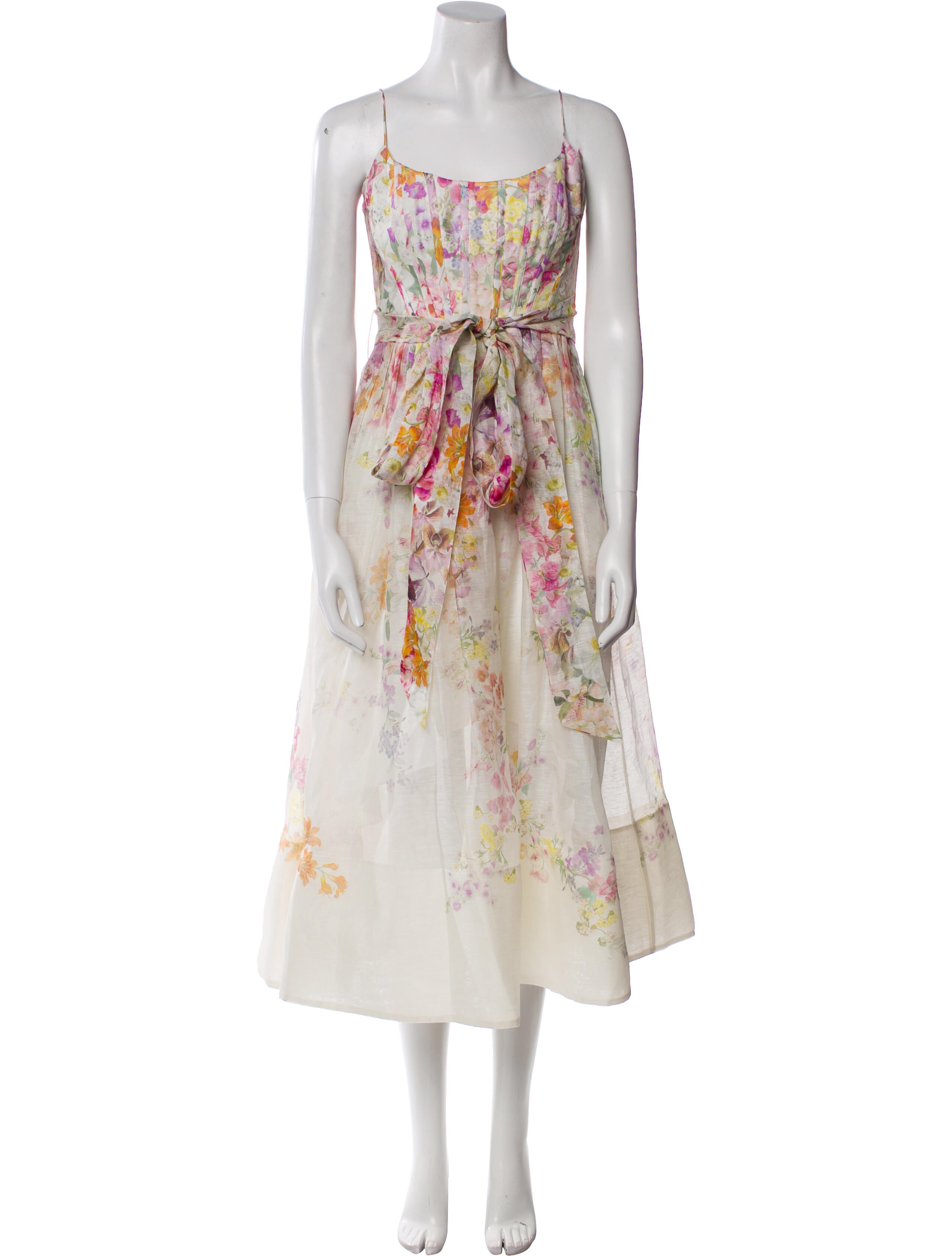 Zimmermann Linen Midi Length Dress