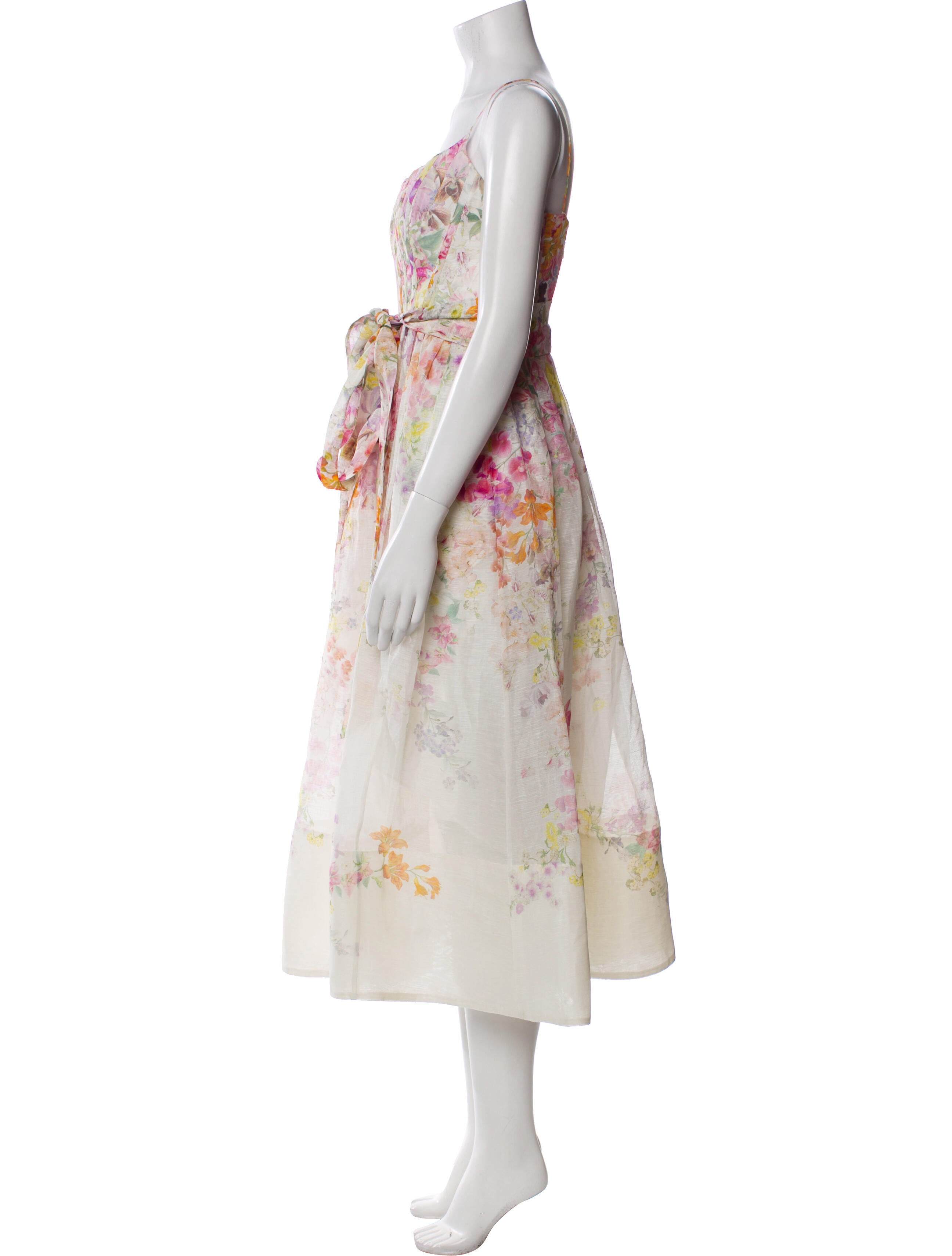 Zimmermann Linen Midi Length Dress